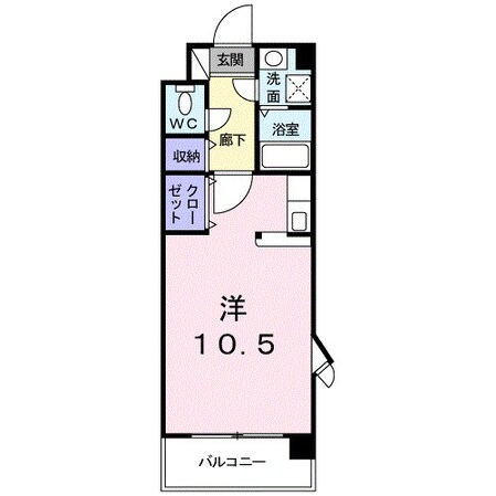 アミックス西ハゼの物件間取画像